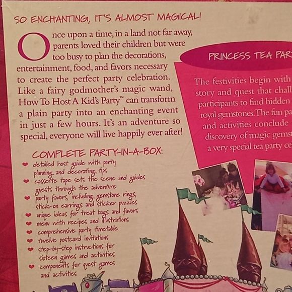 NIB Princess Tea Party (How to Host a Kids Party) - Picture 3 of 3